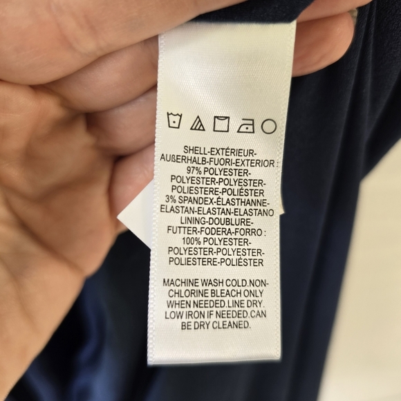 NWT Dress The Population Estella Navy Blue Gown XL - Picture 10 of 12